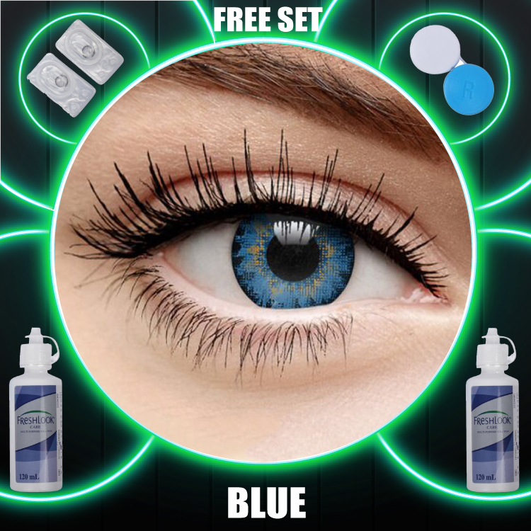 Picture of FreshLook Blue contact lens (Full Set) Picture of FreshLook Blue contact lens (Full Set)