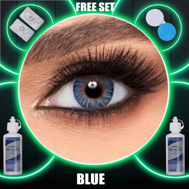 Picture of FreshLook Blue contact lens (Full Set) Picture of FreshLook Blue contact lens (Full Set)