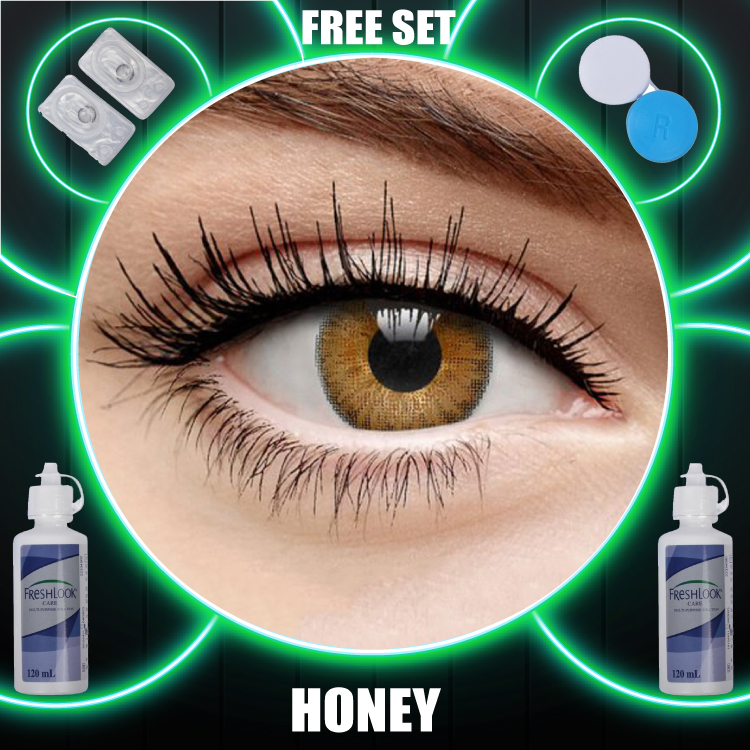 Picture of Freshlook Honey contact lens full set Picture of Freshlook Honey contact lens full set