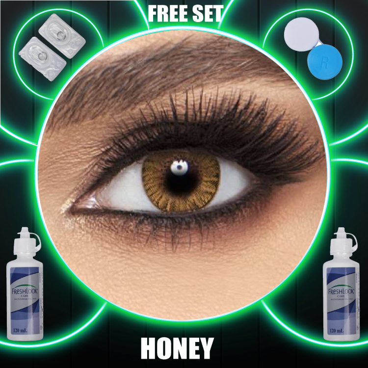 Picture of Freshlook Honey contact lens full set Picture of Freshlook Honey contact lens full set