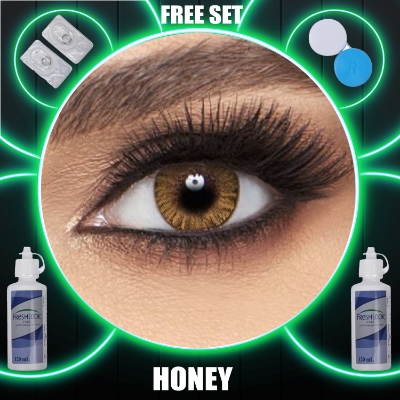Picture of Freshlook Honey contact lens full set Picture of Freshlook Honey contact lens full set