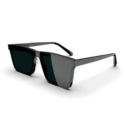 Picture of HAYDEN haiza Latest Black Matte Finish Frame Retro Square Stylish Sunglasses, Goggles For Men's and Women's UV protected Picture of HAYDEN haiza Latest Black Matte Finish Frame Retro Square Stylish Sunglasses, Goggles For Men's and Women's UV protected