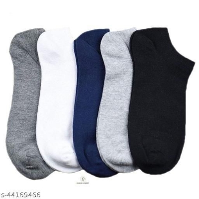 Picture of 05 Pair Loafer ankle Socks for Men multicolour Picture of 05 Pair Loafer ankle Socks for Men multicolour