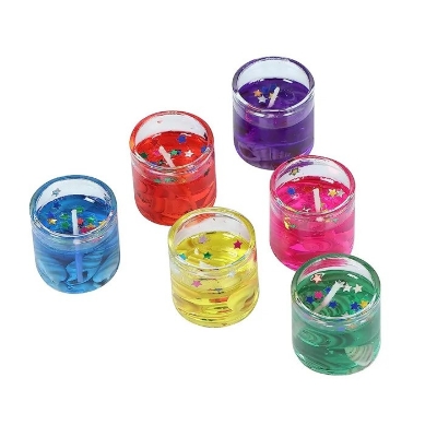 Picture of Smokeless Decorated Mini Cute Little Glass Jelly Gel Candles for Home Decor Birthdays Party or Festivals (Set of 6PCS) Picture of Smokeless Decorated Mini Cute Little Glass Jelly Gel Candles for Home Decor Birthdays Party or Festivals (Set of 6PCS)