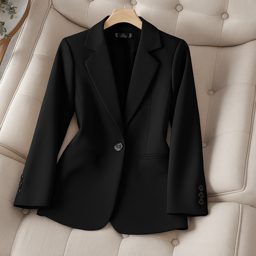 Picture of Summer one part blazer for women Black | Maroon, pink and Black blazer collection for women | Ladies blazer collection