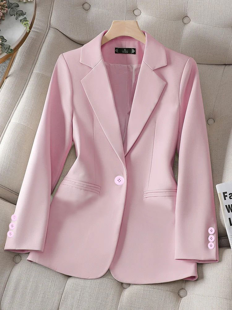 Picture of Summer one part blazer for women Black | Maroon, pink and Black blazer collection for women | Ladies blazer collection