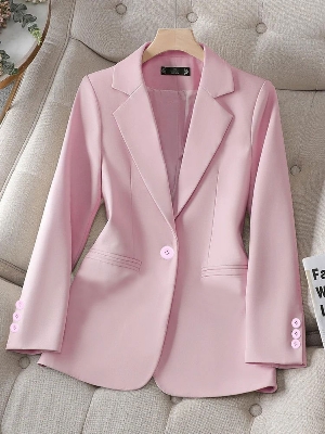 Picture of Summer one part blazer for women Black | Maroon, pink and Black blazer collection for women | Ladies blazer collection