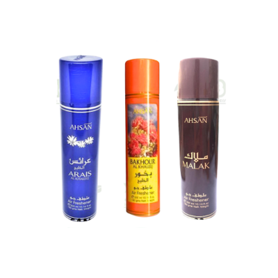 Picture of AHSAN AIR FRESHENER 3PCS PACK (OMAN) - 300ML SIZE 3PCS