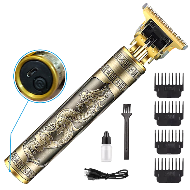 Picture of Vintage T9 Hair Cutting Hair Trimmer USB Rechargeable Professional Cordless Hair Trimmer (NEW LOOK)