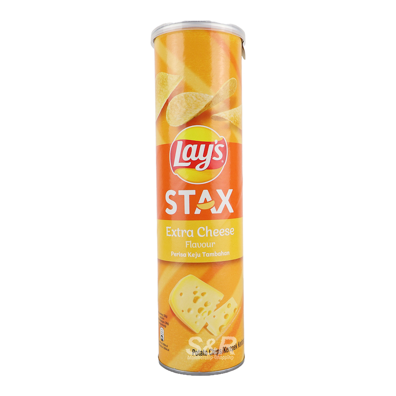 Picture of LAYS STAX EXTRA CHEESE (MALAYSIA) - 135GM