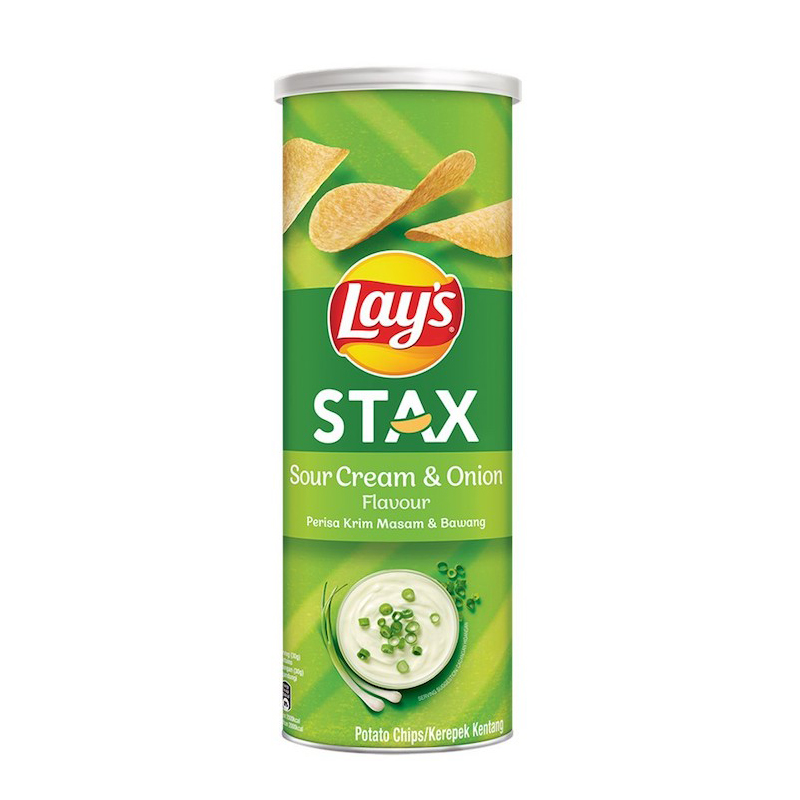 Picture of LAYS STAX SOUR CREAM & ONION (MALAYSIA) - 135GM