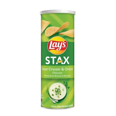 Picture of LAYS STAX SOUR CREAM & ONION (MALAYSIA) - 135GM
