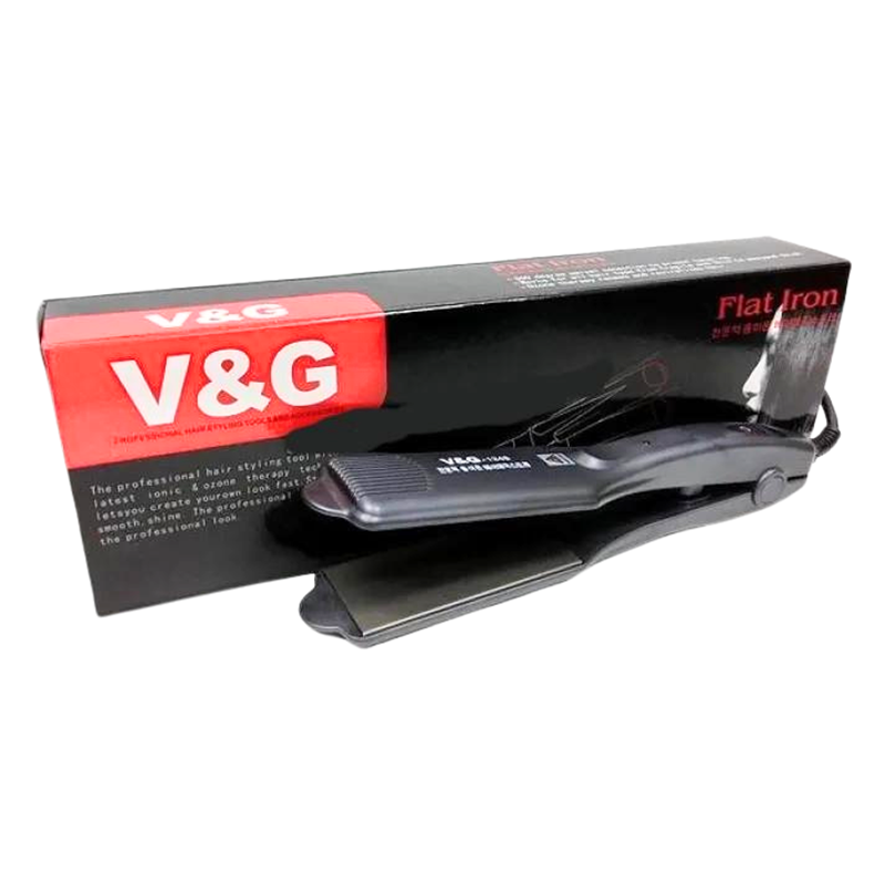 Picture of V&G 1238 Flat Hair Straightener Flat Iron With Temperature