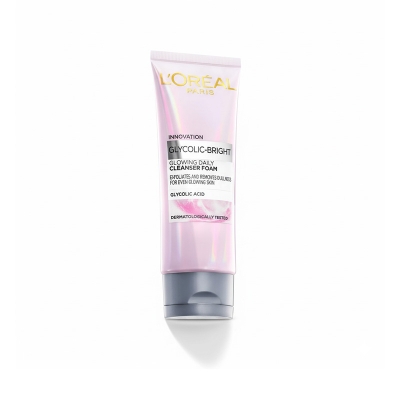 Picture of LOREAL INNOVATION GLYCOLIC BRIGHT GLOWING DAILY CLEANSER FOAM - 100ML