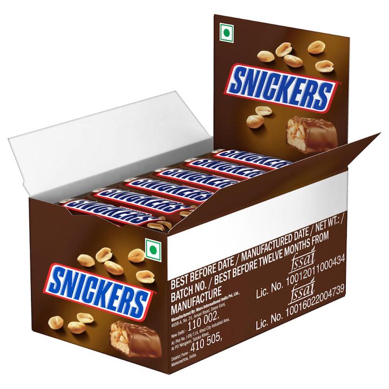 Picture of Snickers Chocolate (Indian) 12gm - 40Pcs Box
