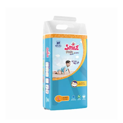 Picture of SMC Smile Baby Pants Diaper L (9-14 kg.) - 34 Pcs Pack