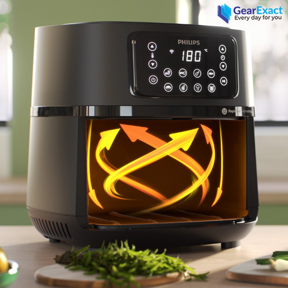 Picture of Philips Hd9285 91 Airfryer 5000 Series Xxl Connected With Home ID