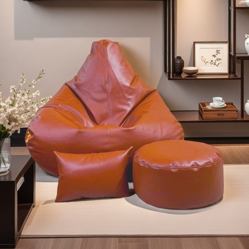 Picture of LAZY DUDE XXXL Gaming Combo Beanbag Set - Color Deep Brown