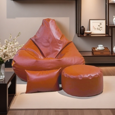 Picture of LAZY DUDE XXXL Gaming Combo Beanbag Set - Color Deep Brown