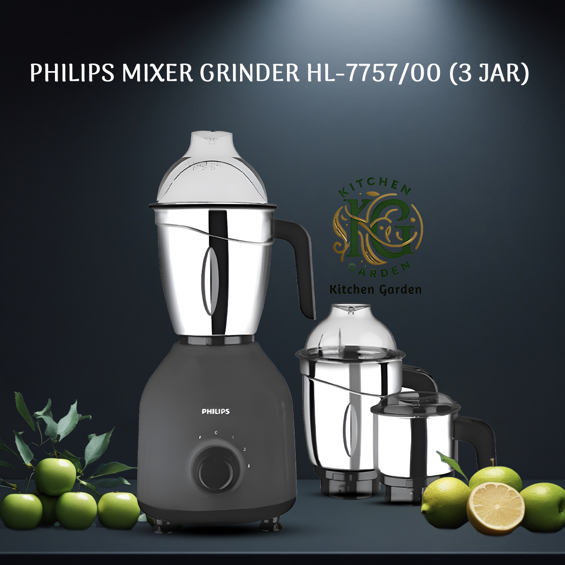 Picture of Philips HL7757/00 Professional 3 in 1 Mixer Grinder Blander machine 750W