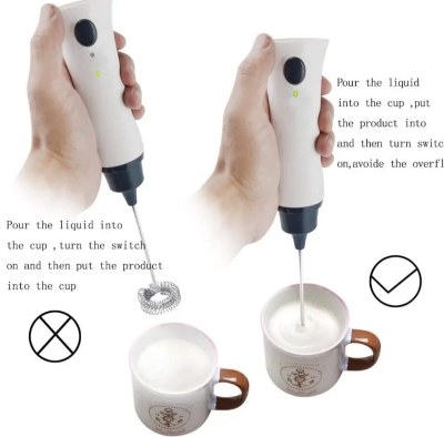 Picture of Rechargeable Handheld Electric Coffee Mixer and Milk Frother