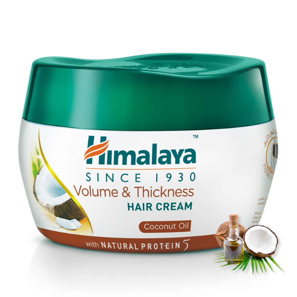 Picture of 140 ml Himalaya Volume & Thickness hair cream International UAE product used for male/female