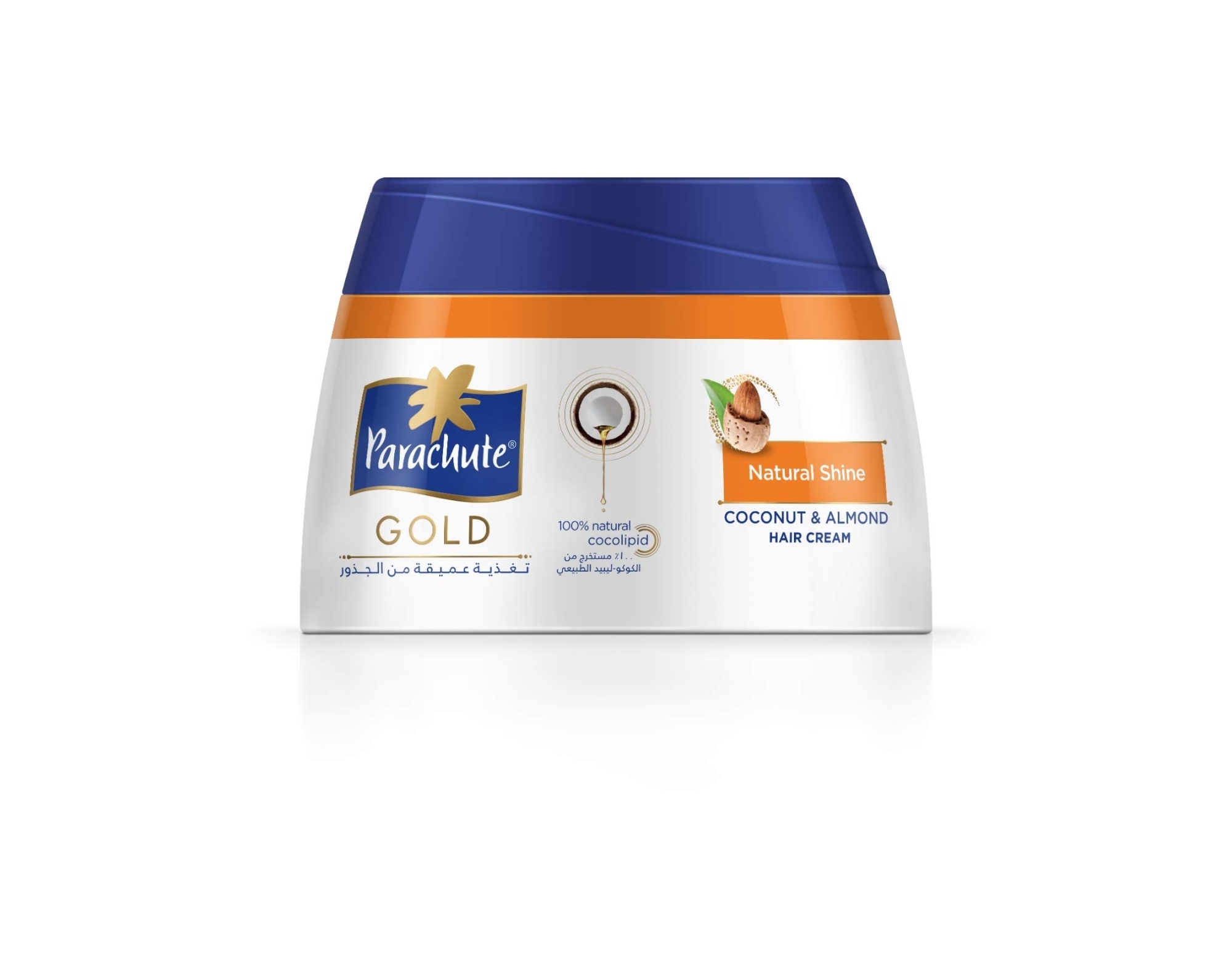 Picture of 140 ml Parachute Gold Natural shine Hair cream International UAE product used for male/ female
