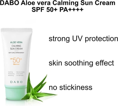 Picture of DABO Aloe Vera Calming Sun Cream SPF50+ PA++++ - 70ml