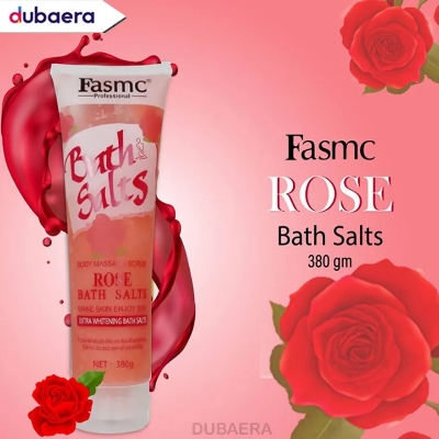 Picture of 380 gm International PRC product Fasmc bath salts body massage scrub Rose bath salts