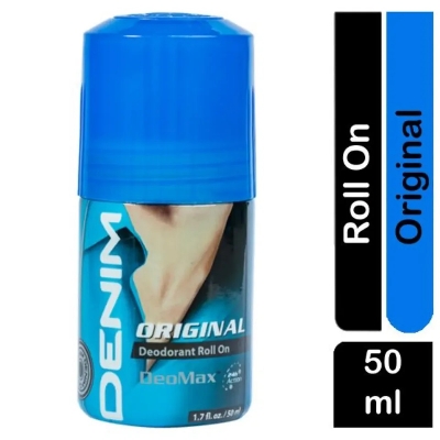 Picture of 50 ml DENIM body deodorant Roll on International UAE product used for male