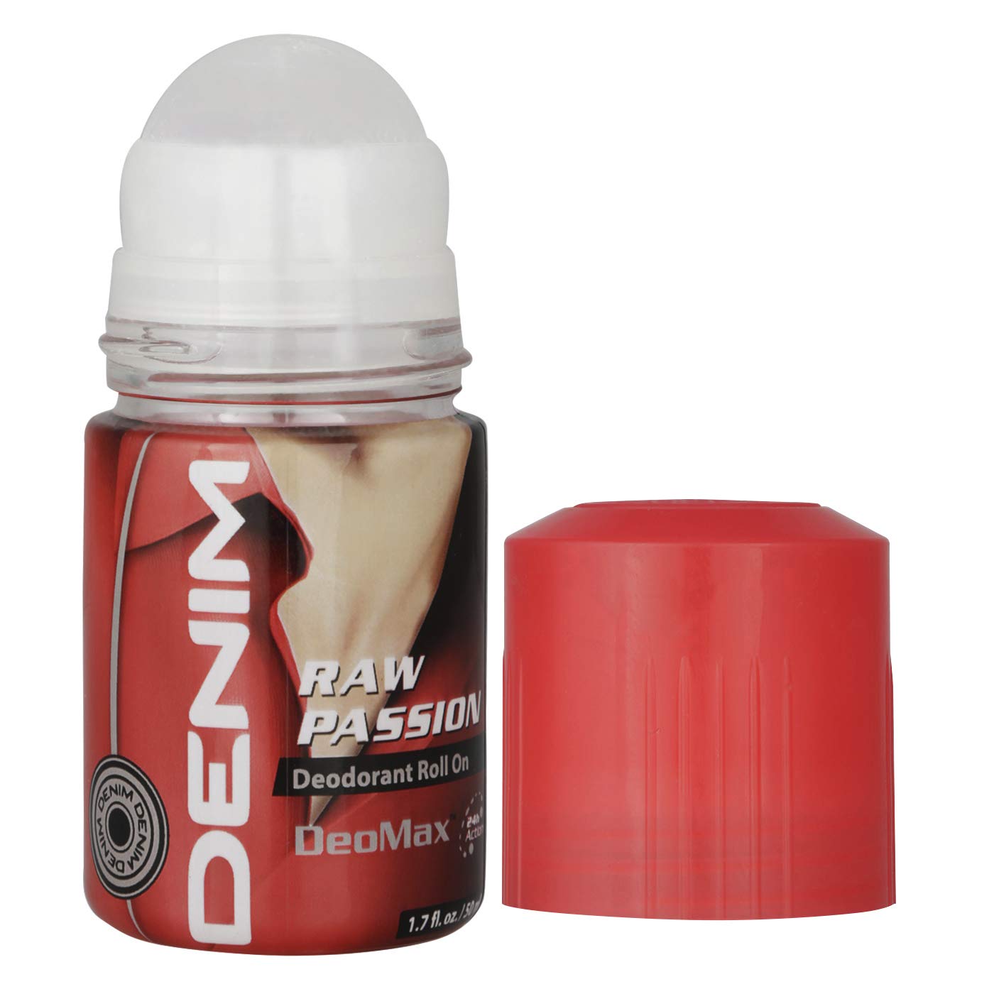 Picture of 50 ml DENIM Raw Passion body deodorant Roll on International UAE product used for male