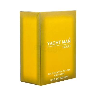 Picture of 100 ml Yacht man Gold Body perfume party scent International UAE product used for male