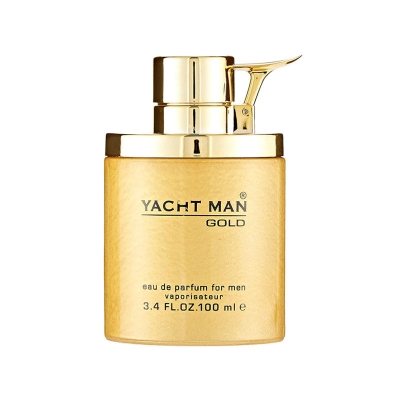 Picture of 100 ml Yacht man Gold Body perfume party scent International UAE product used for male
