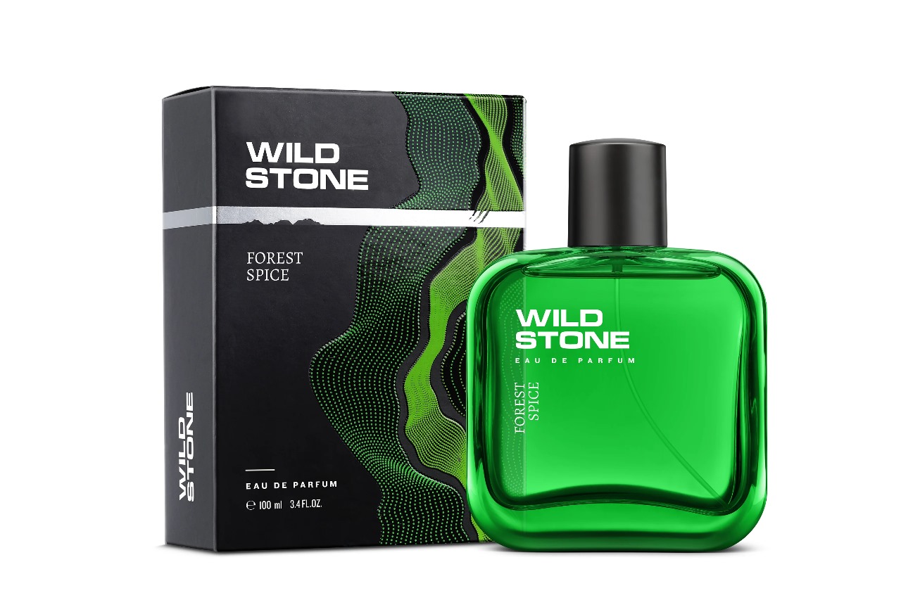 Picture of 100 ml Wild stone Forest Spice Body perfume party scent Indian product used for male
