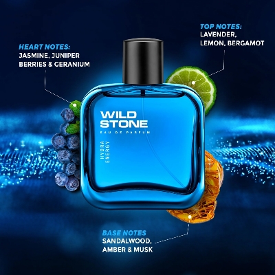 Picture of 100 ml Wild stone Hydra Energy Body perfume party scent Indian product used for male