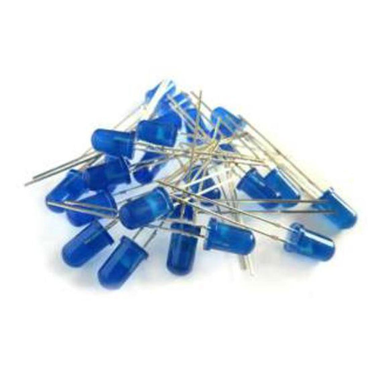 Picture of 5mm Diffused Blue LED (Pack of 10) by Akram Electronics