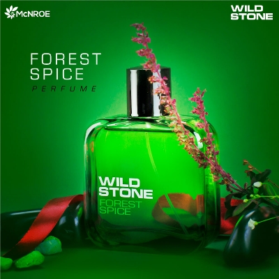 Picture of 50 ml Wild stone Forest Spice Body perfume party scent Indian product used for male