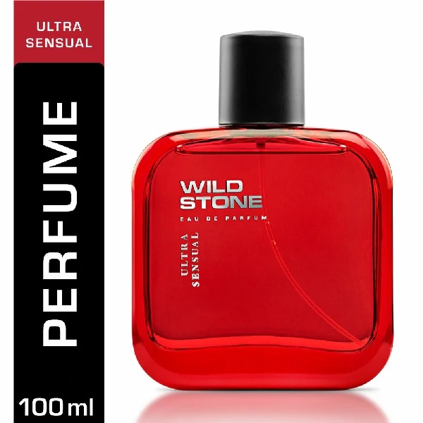Picture of 100 ml Wild stone Ultra Sensual Body perfume party scent Indian product used for male