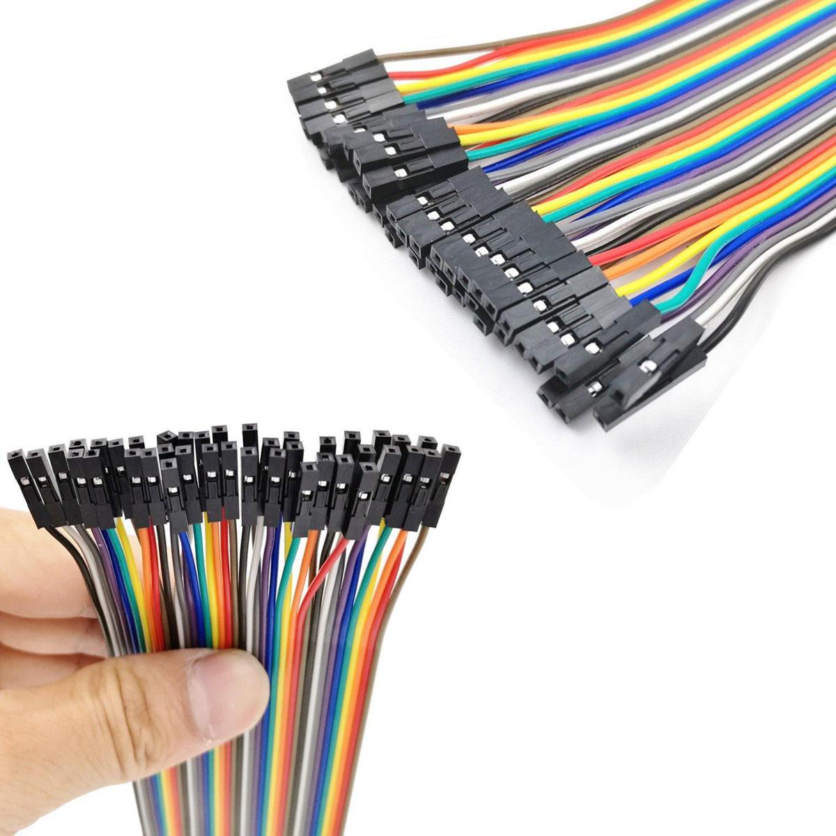 Picture of Female to Female Jumper Wires 20cm by Akram Electronics Picture of Female to Female Jumper Wires 20cm by Akram Electronics