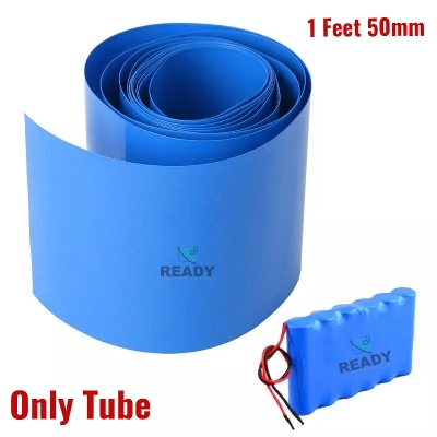 Picture of Heat Shrink Tube Li-ion Wrap Skin 14500 18650 26650 PVC Shrinkable Tubing Tape- 50mm by Akram Electronics Picture of Heat Shrink Tube Li-ion Wrap Skin 14500 18650 26650 PVC Shrinkable Tubing Tape- 50mm by Akram Electronics