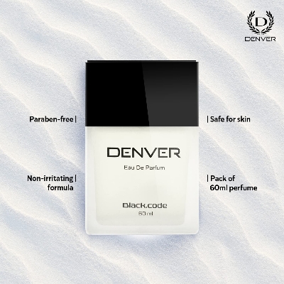 Picture of 60 ml Denver Black Body perfume party scent Indian product Used for male