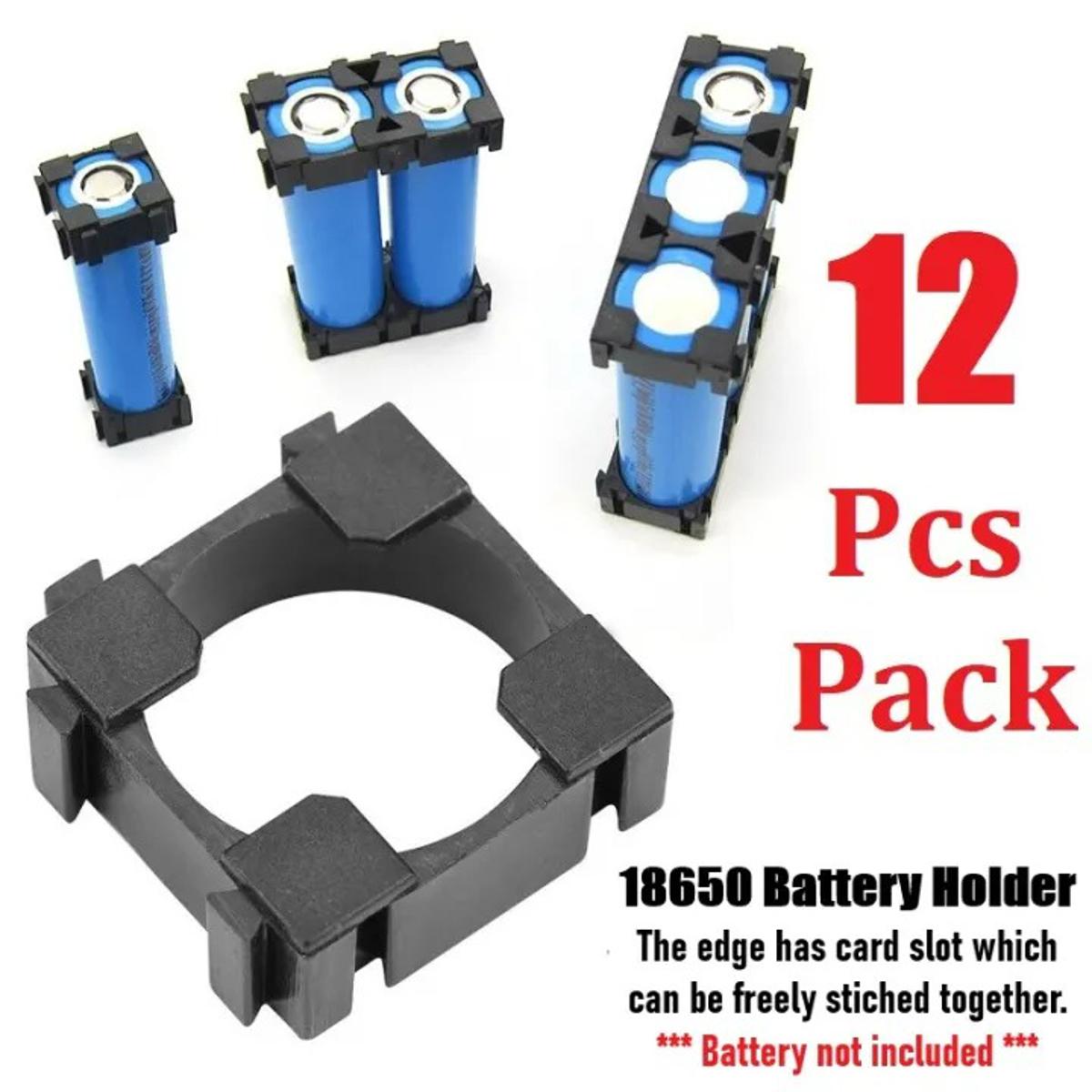 Picture of 18650 Li-ion Battery Case Holder Spacer Bracket for BMS Protection Board Battery Pack 12pcs Single (For 6 Battery) by Akram Electronics