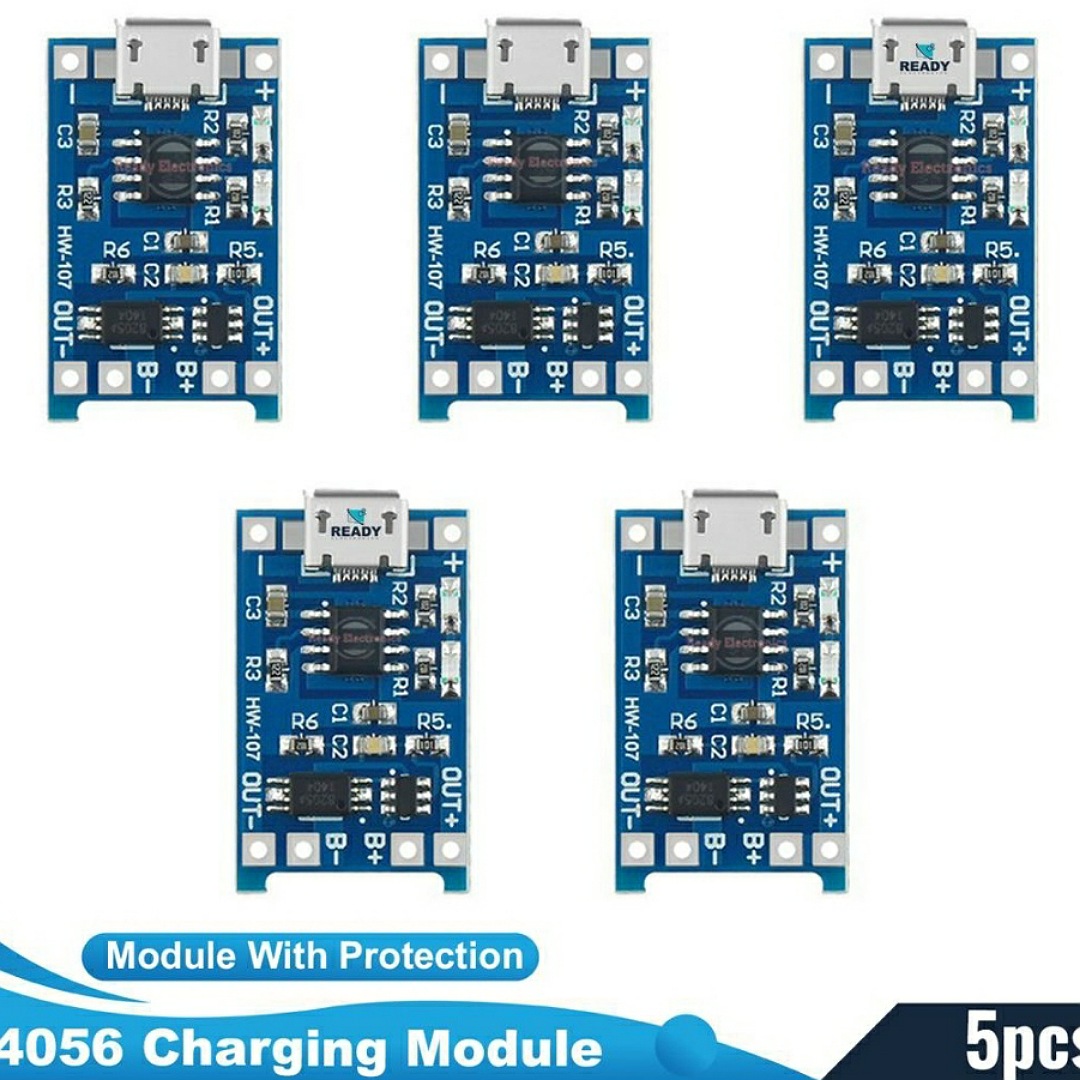 Picture of Tp4056 1A Battery Charging Module With Protection-Micro B Usb - Solar Panel - solar panel 100w by Akram Electronics Picture of Tp4056 1A Battery Charging Module With Protection-Micro B Usb - Solar Panel - solar panel 100w by Akram Electronics