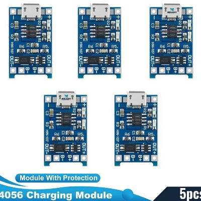Picture of Tp4056 1A Battery Charging Module With Protection-Micro B Usb - Solar Panel - solar panel 100w by Akram Electronics Picture of Tp4056 1A Battery Charging Module With Protection-Micro B Usb - Solar Panel - solar panel 100w by Akram Electronics