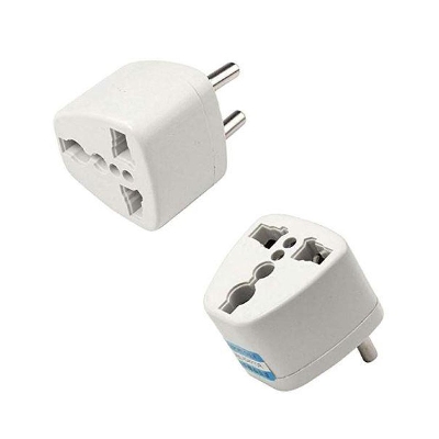 Picture of AC Travel Converter Socket- 2 pin to 3 pin by Akram Electronics Picture of AC Travel Converter Socket- 2 pin to 3 pin by Akram Electronics