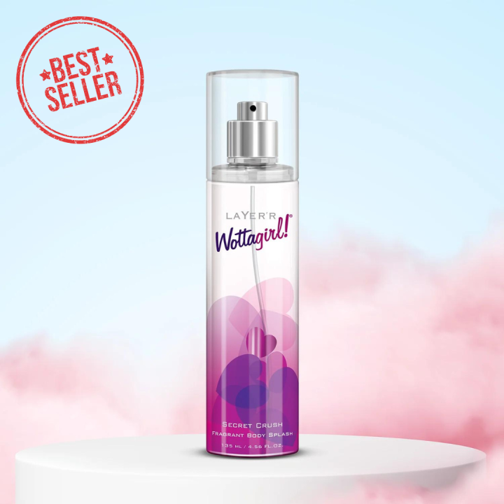 Picture of 135 ml Indian product Layer'r Wattagirl Secret Crush body mist for female