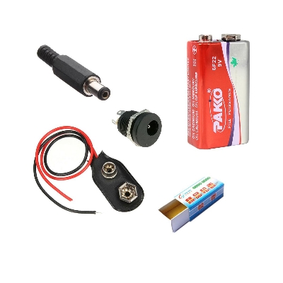 Picture of 9 Volt Battery Combo Pack With 1 Free Item by Akram Electronics