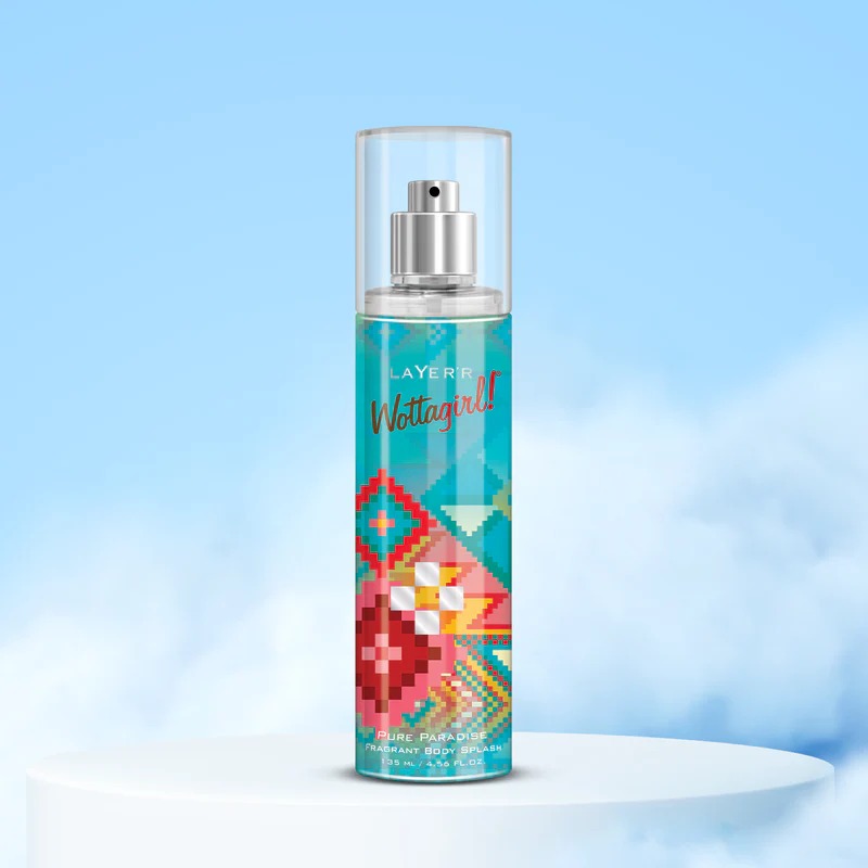 Picture of 135 ml Indian product Layer'r Wattagirl Pure Paradise body mist for female