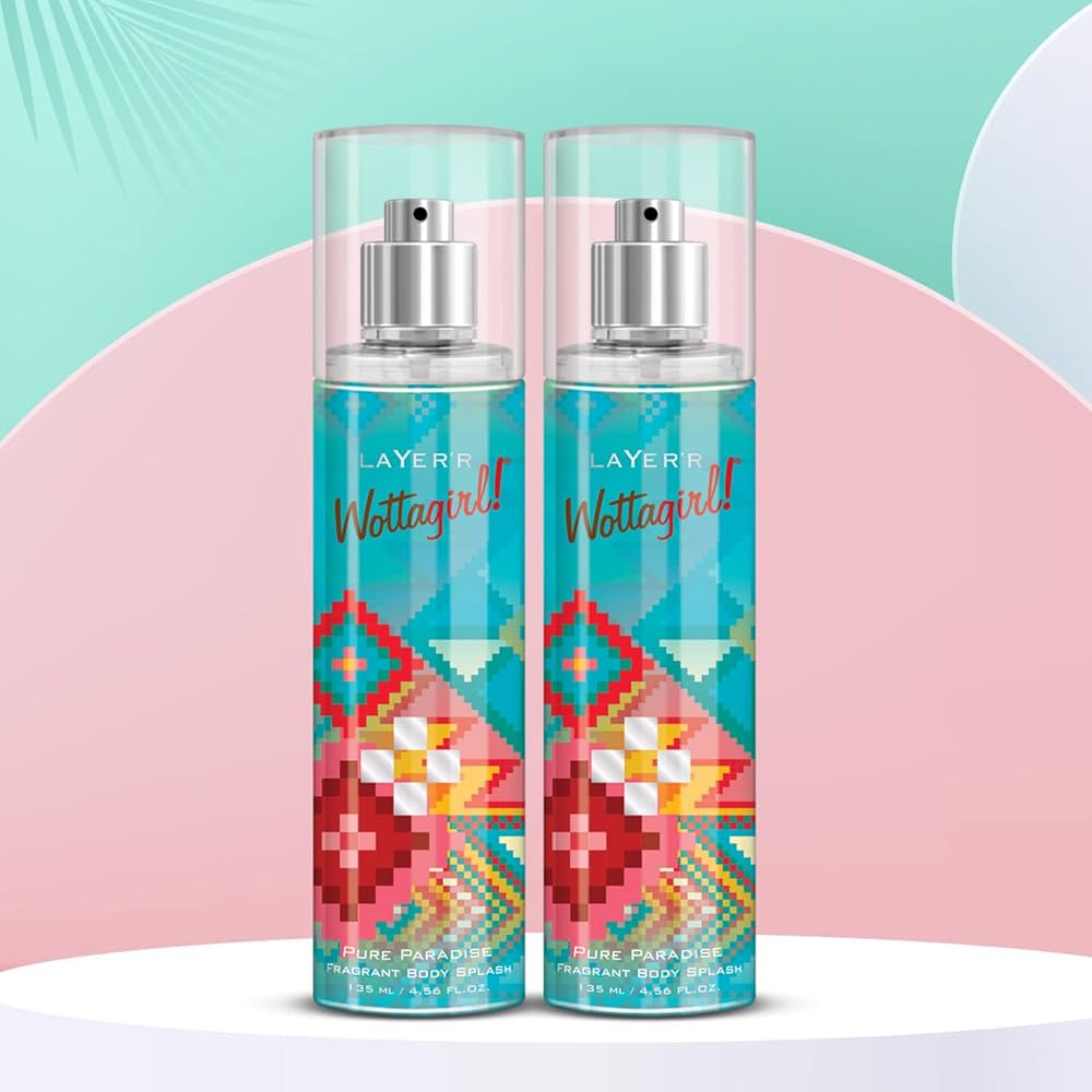 Picture of 135 ml Indian product Layer'r Wattagirl Pure Paradise body mist for female