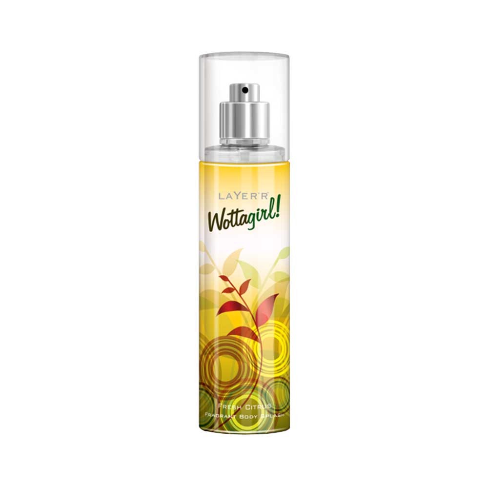 Picture of 135 ml Indian product Layer'r Wattagirl Fresh Citrus body mist for female
